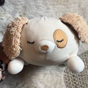 Squishmallows Cream and Tan Dog Plush